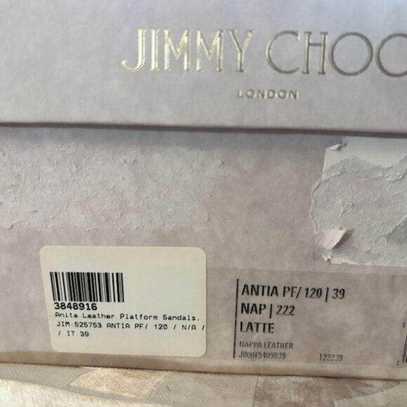 Jimmy Choo Anita Ivory Leather Shoes in original bag/box - Picture 9 of 9